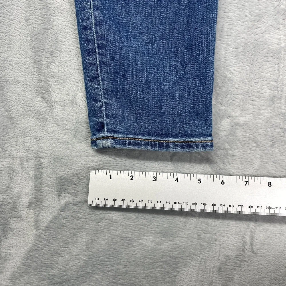 Abercrombie & Fitch Ankle Jeans Womens 28/6 (28x27) Blue Denim High Rise‎ Skinny